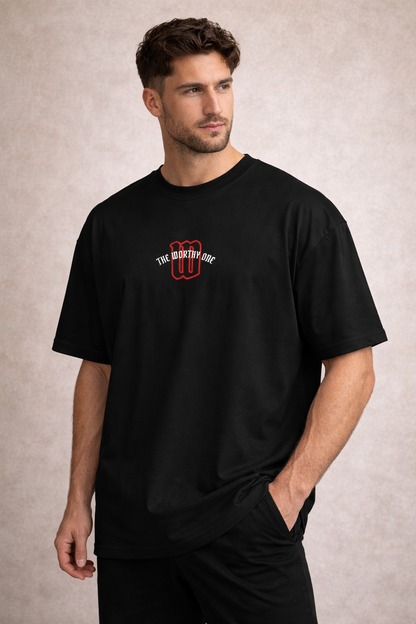 OVERSIZED WORTHY ONE TEE