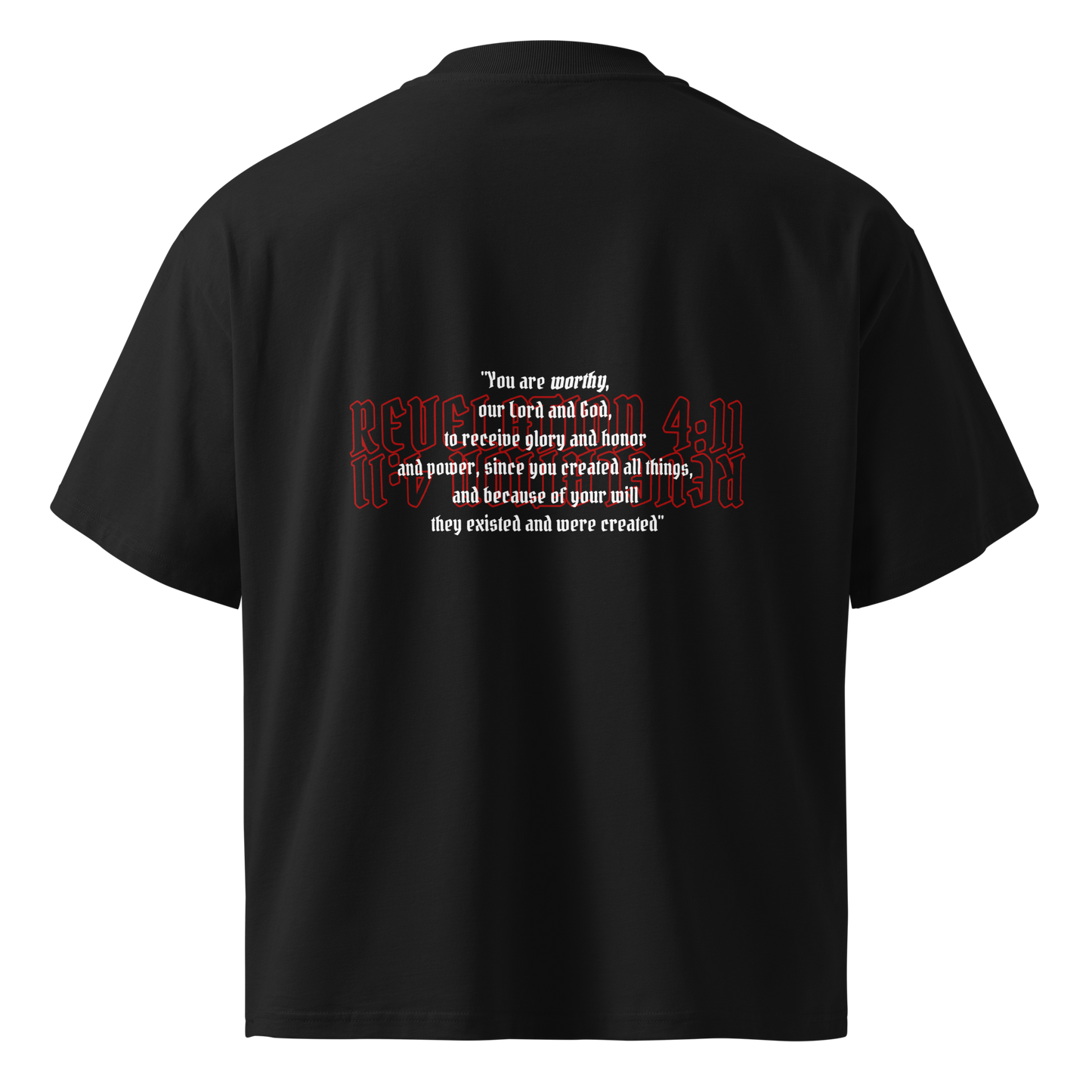 OVERSIZED WORTHY ONE TEE