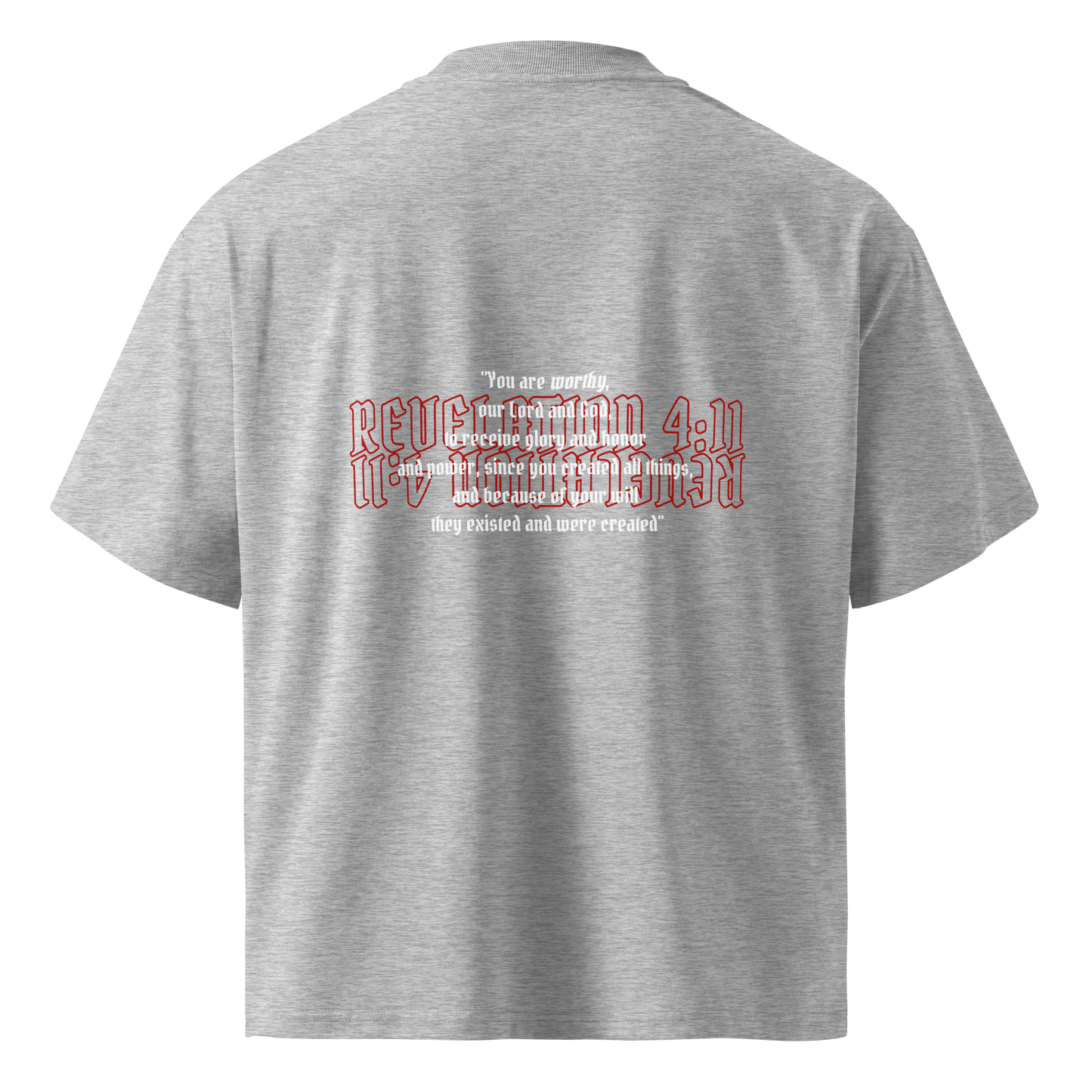 OVERSIZED WORTHY ONE TEE