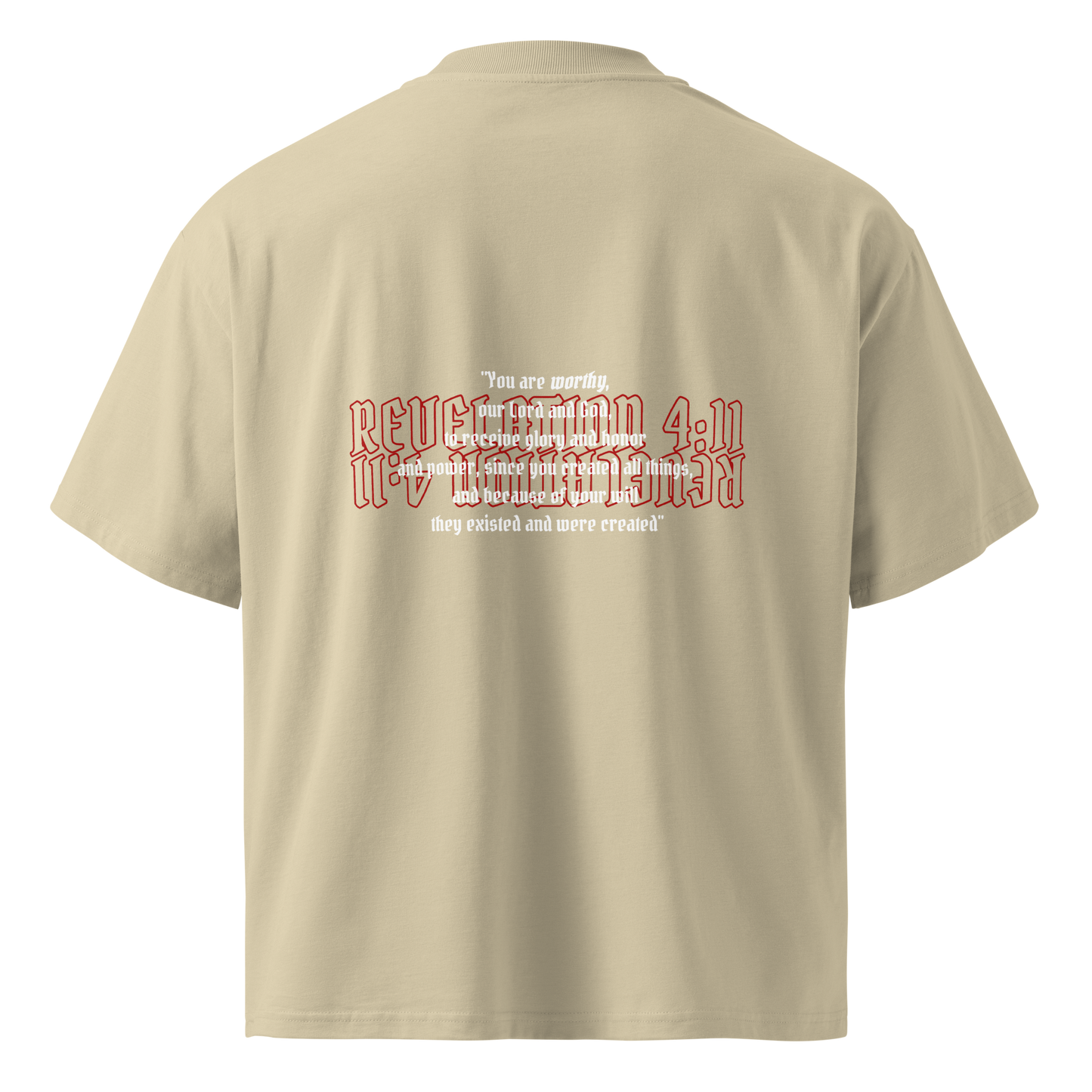 OVERSIZED WORTHY ONE TEE